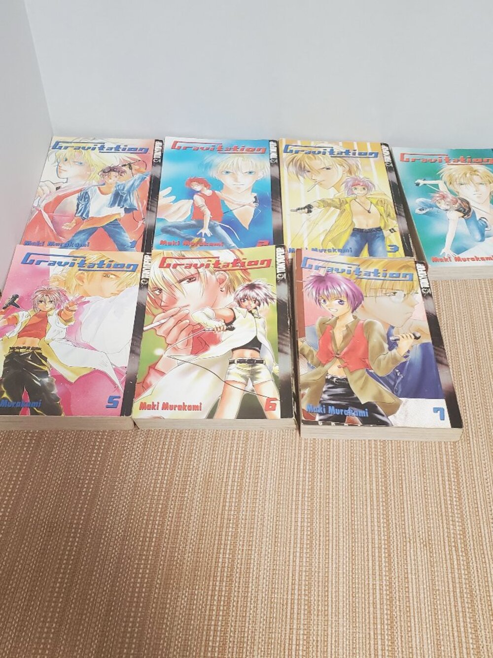 Tokyopop Anime Gravitation Books Vol. 1-7
